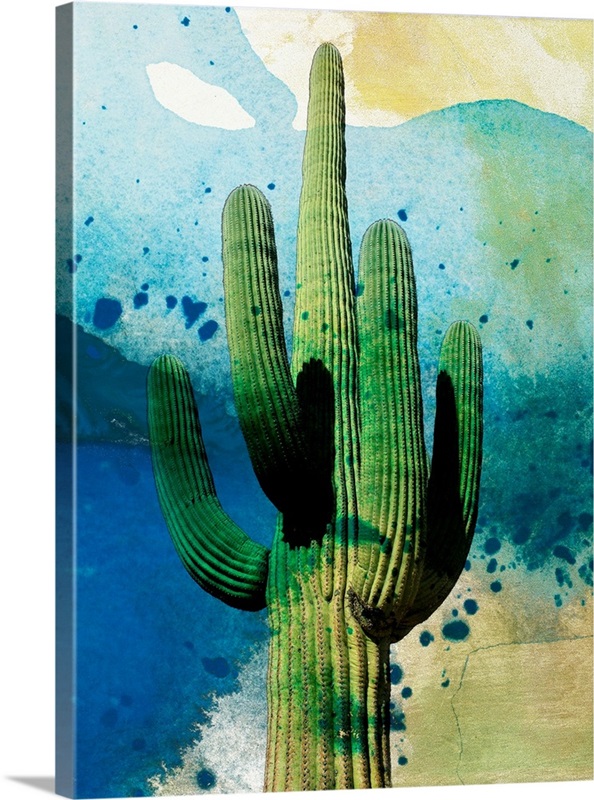 Cactus Abstract Wall Art, Canvas Prints, Framed Prints, Wall Peels
