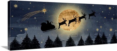 Celestial Christmas Santa's sleigh