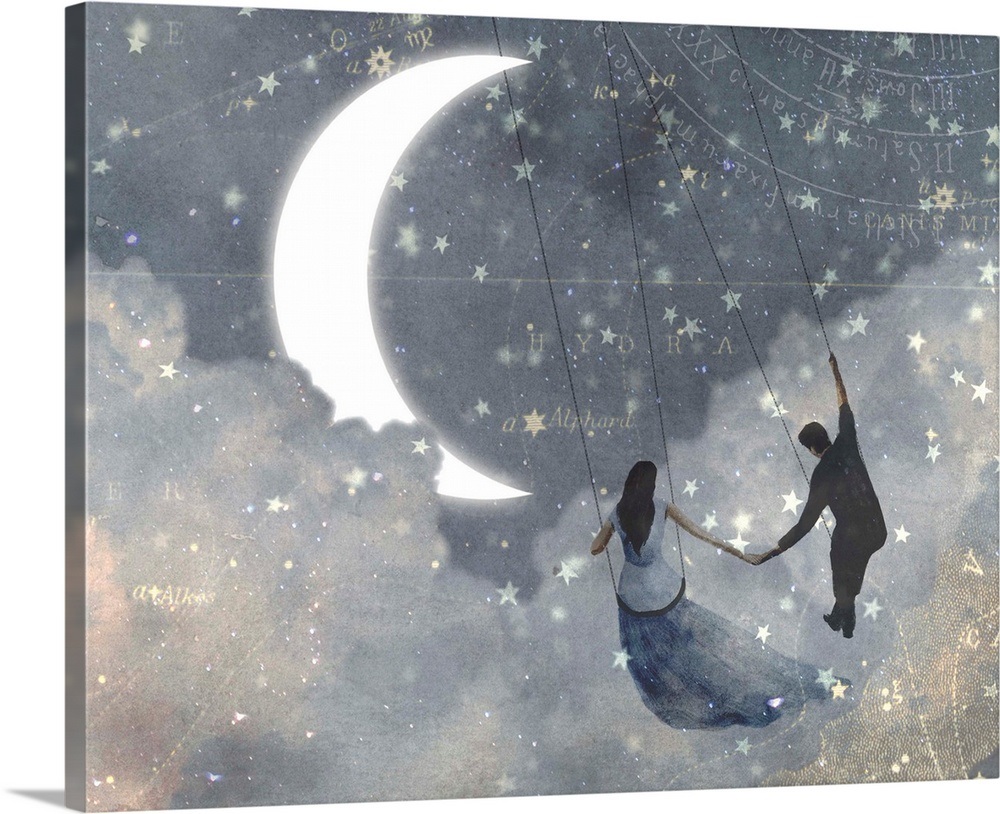 Celestial Love I Wall Art, Canvas Prints, Framed Prints, Wall Peels