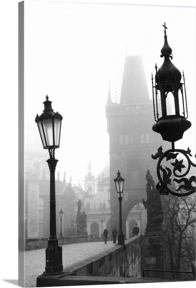 Charles Bridge in the Morning Fog I