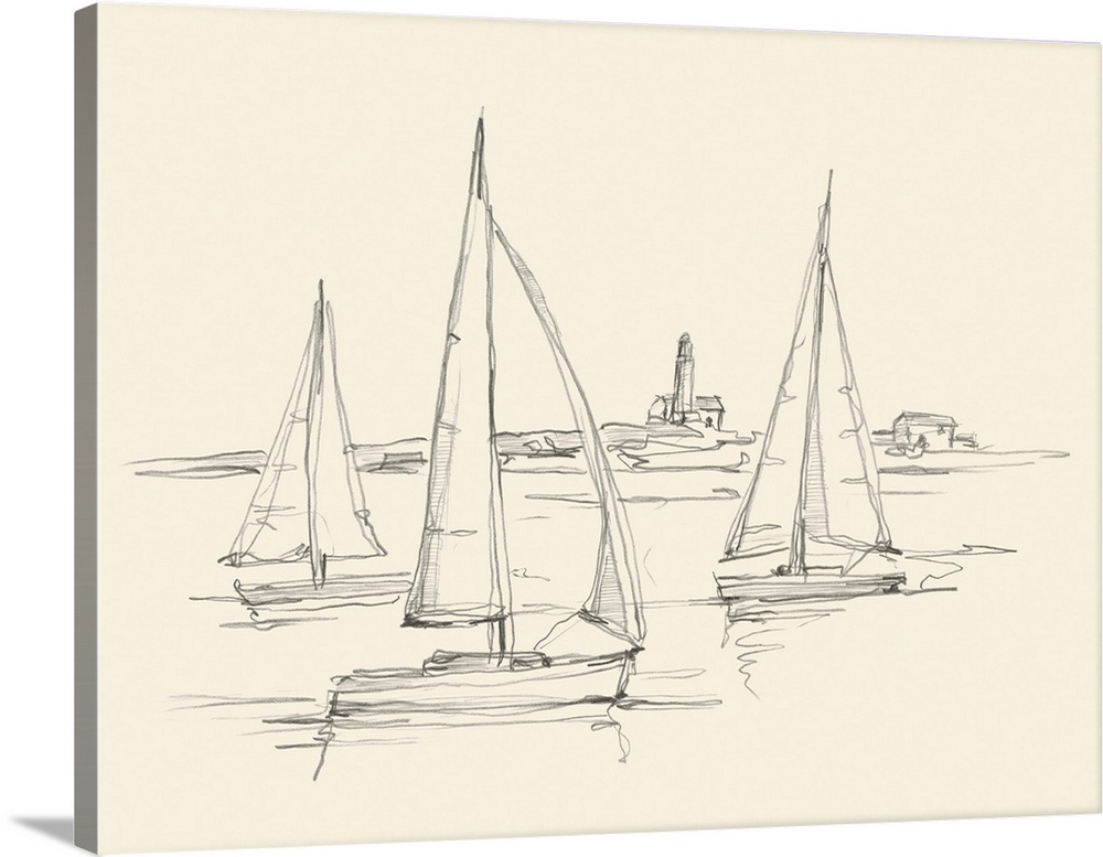 Coastal Contour Sketch II