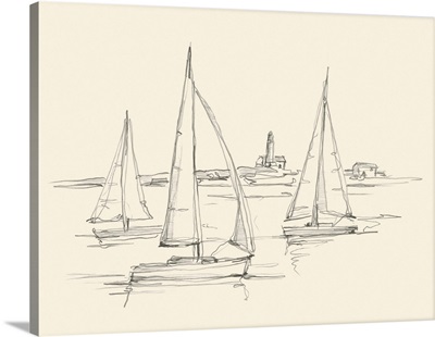 Coastal Contour Sketch II