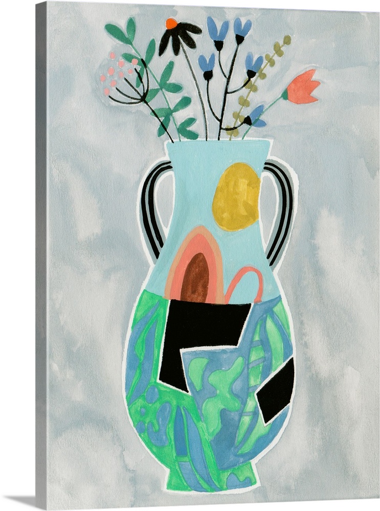 Collage Vase I