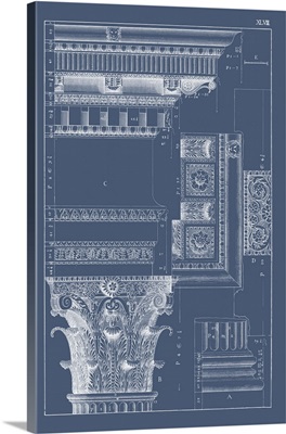 Column, Cornice Blueprint III