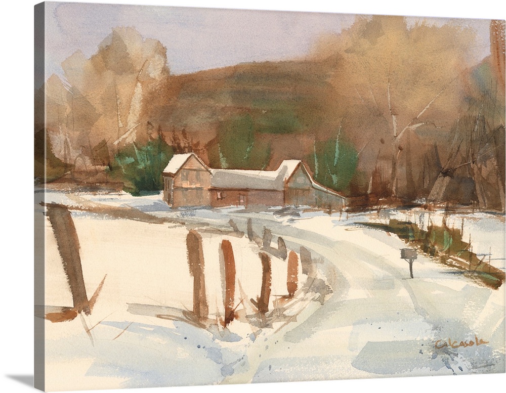 Connecticut Barns In Winter