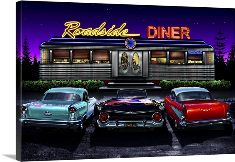 Diners and Cars VIII | Great Big Canvas