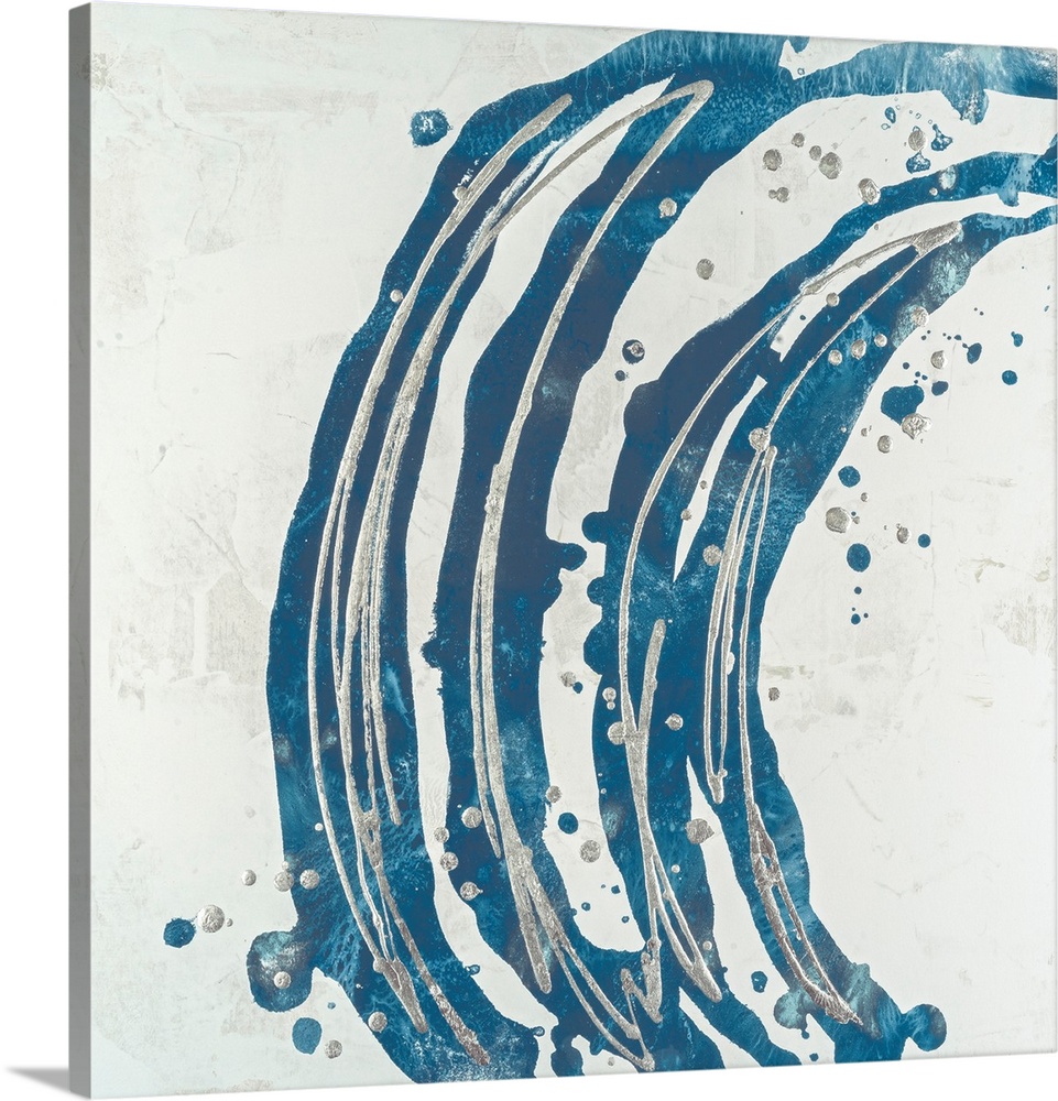 Embellished Blue Circle I