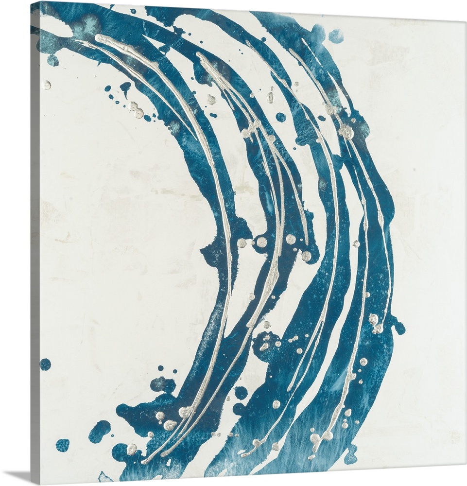 Embellished Blue Circle II