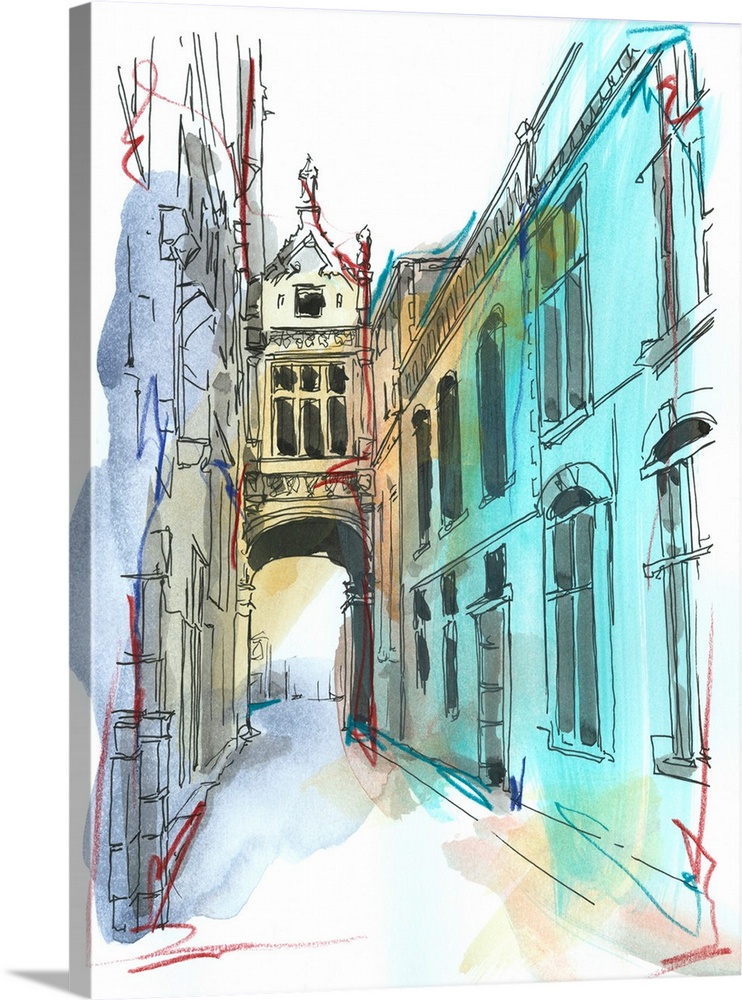 European Street Sketch II