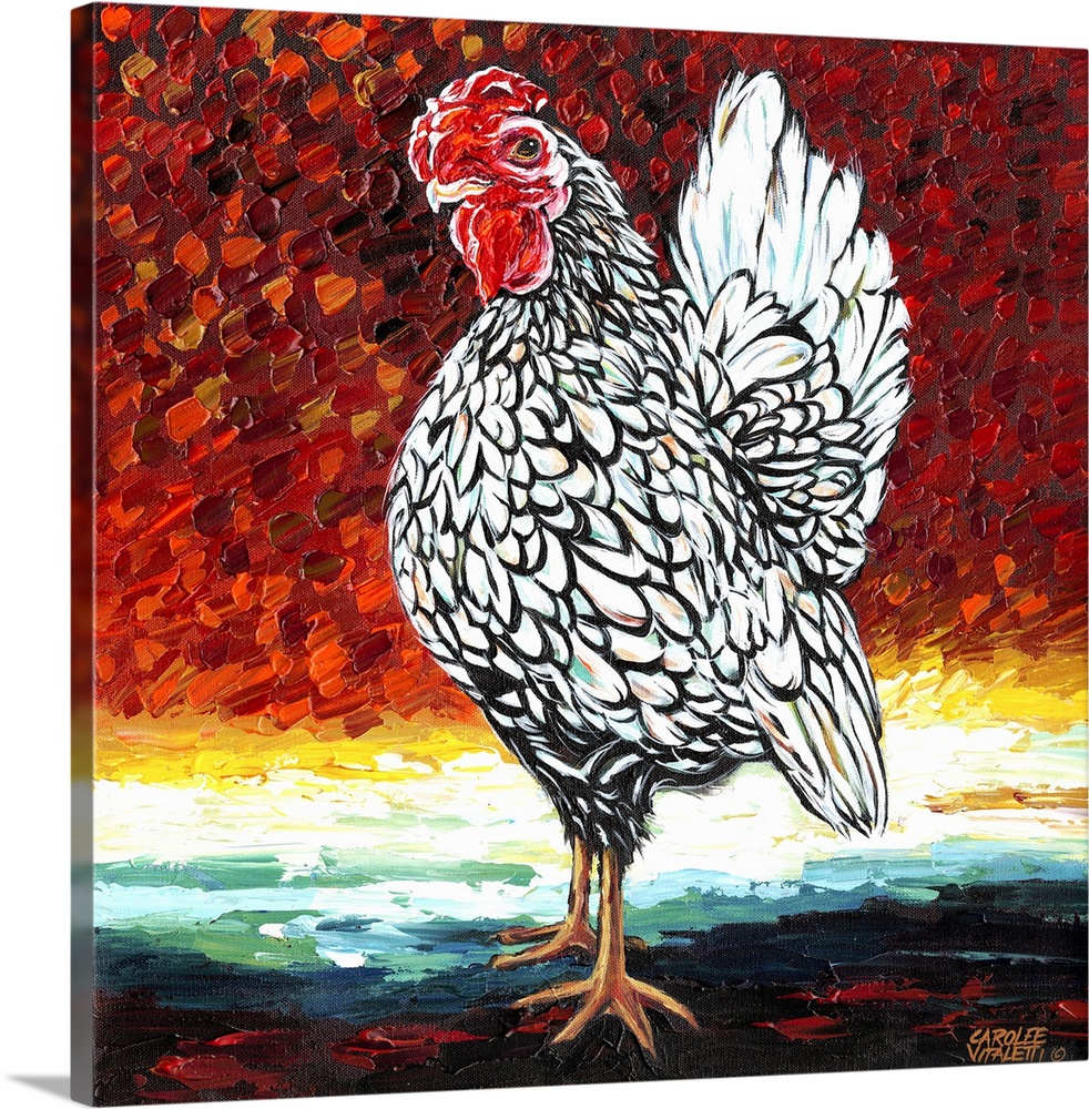 Fancy Chicken II Wall Art, Canvas Prints, Framed Prints, Wall Peels