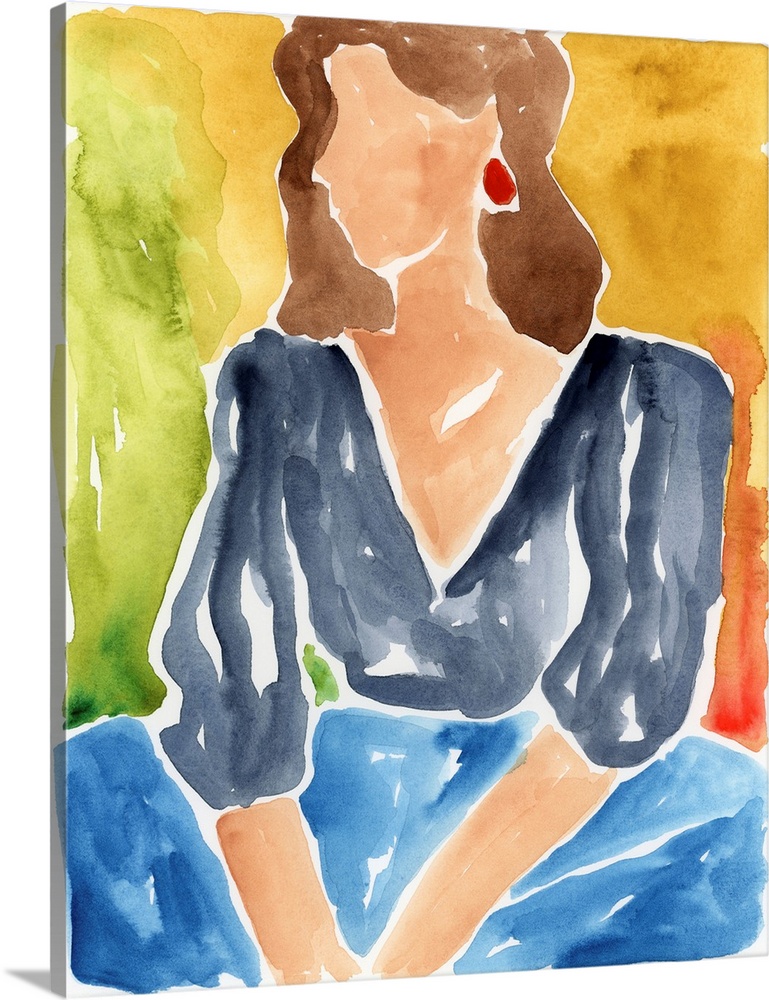 Fashion Plate Watercolor II