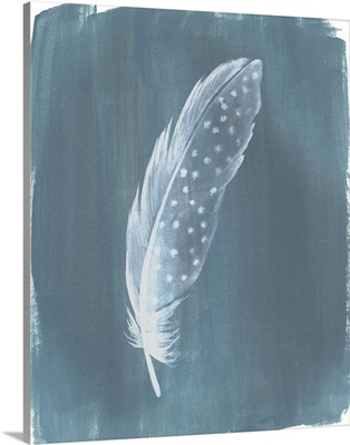 Feathers on Dusty Teal III