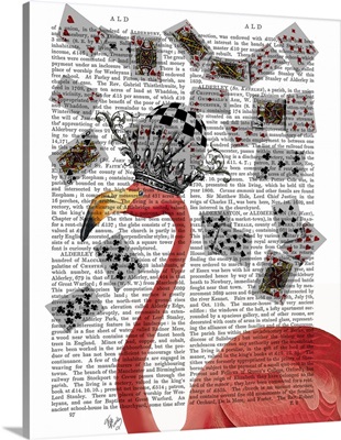 Flamingo and Cards