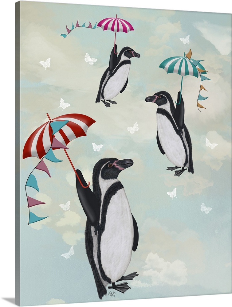 Floating Penguins