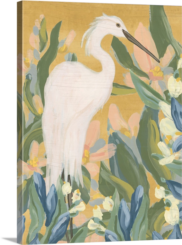 Floral Egret II
