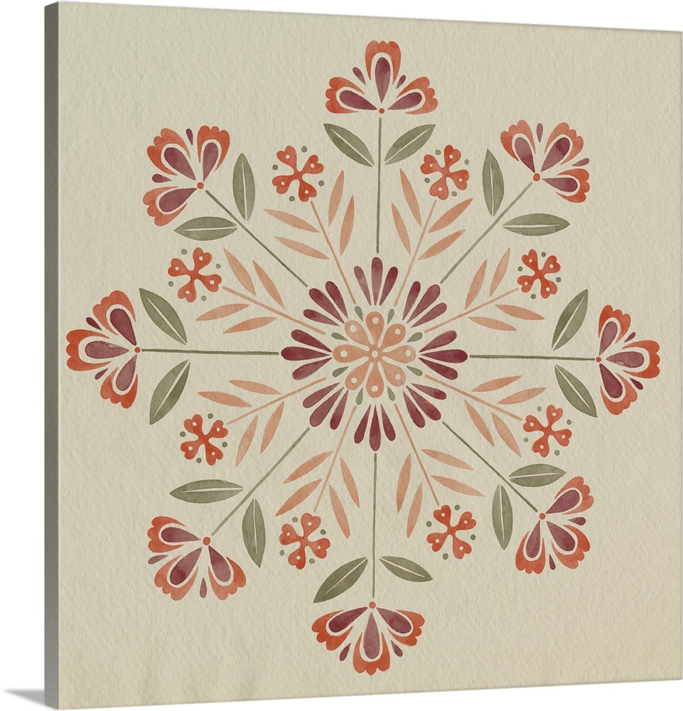 Folk Snowflakes I