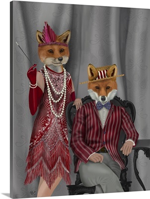 Fox Couple 1920s