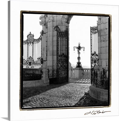 Gates to the Royal Palace, Budapest, Hungary
