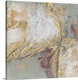 image thumbnail of Contemporary abstract painting with gold and grey.