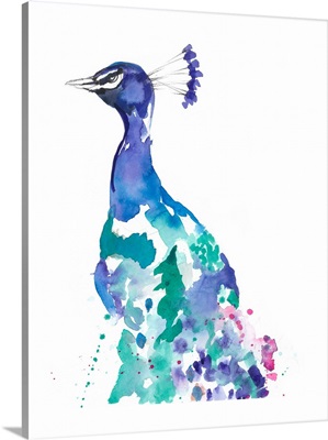 Gilded Peacock Splash II