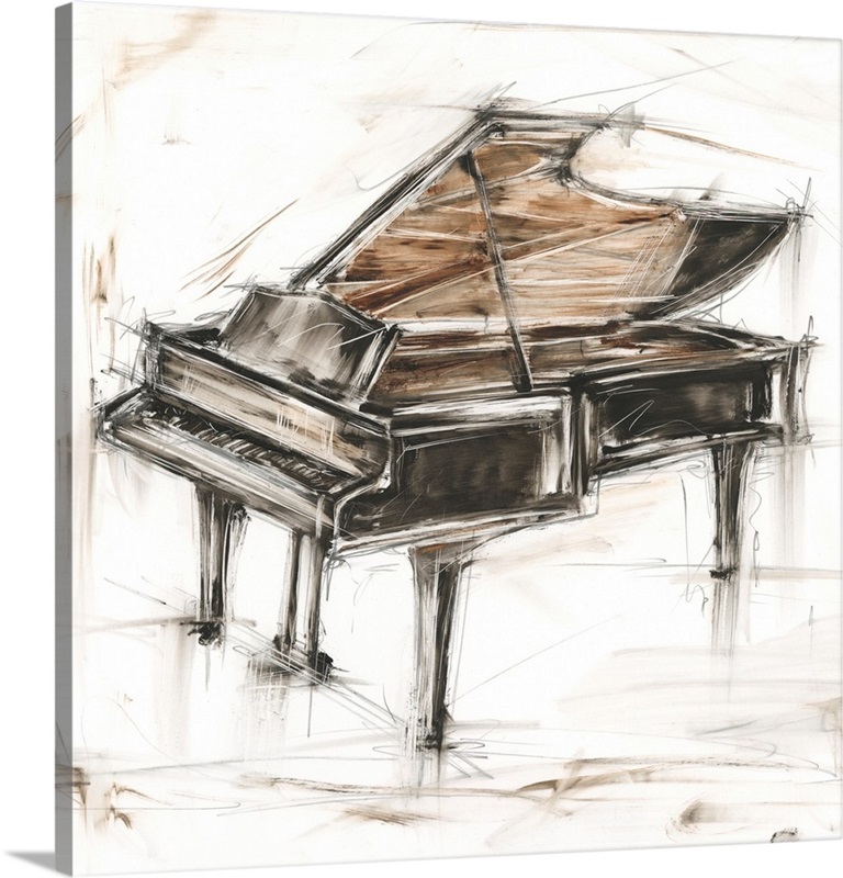 Grand Piano Study | Great Big Canvas