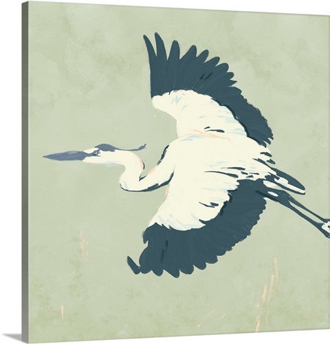 Heron Flying II | Great Big Canvas