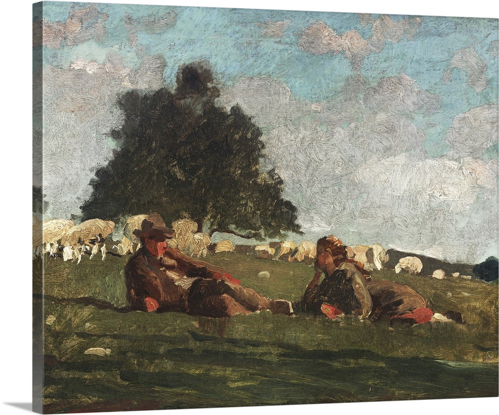 Homer's Sheep Countryside I