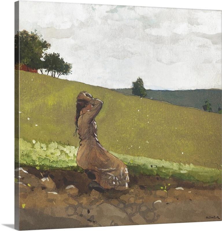 Homer's Sheep Countryside IV | Great Big Canvas
