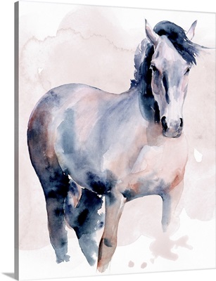Horse In Watercolor I