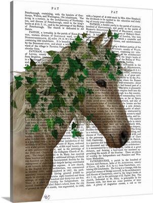 Horse Porcelain with Ivy