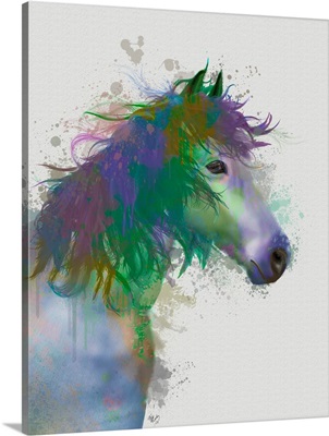 Horse Portrait 1 Rainbow Splash