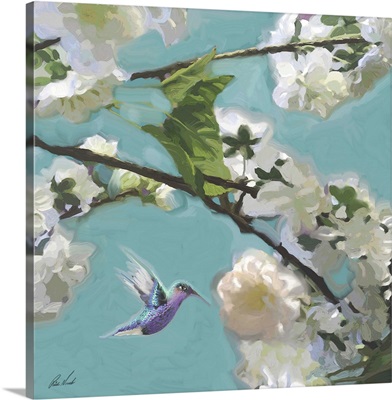 Hummingbird Florals II