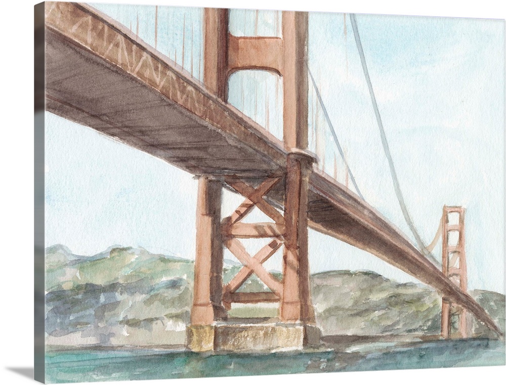 Iconic Watercolor Bridge III