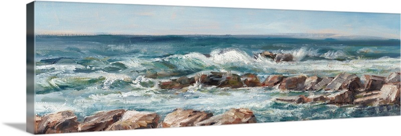 Impasto Ocean View V | Great Big Canvas