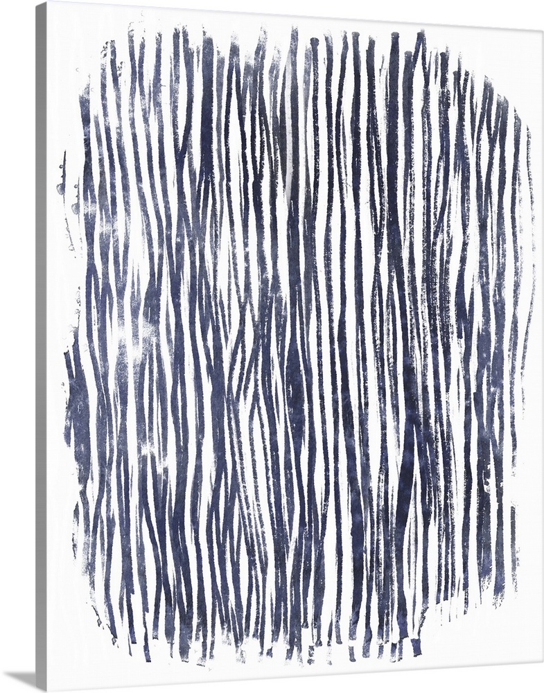 Retro looking pattern in dark blue tones against a white vignette background.