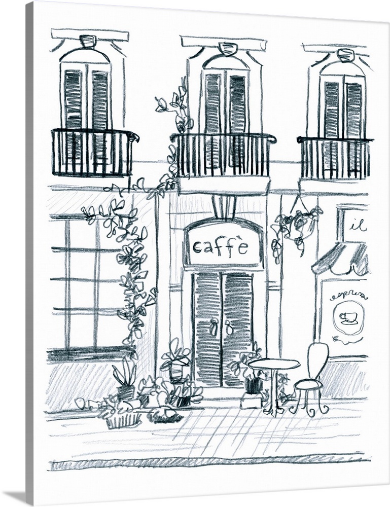 Italian Street Sketch III