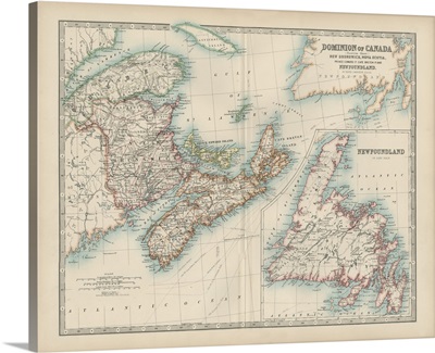 Johnston's Map of Canada