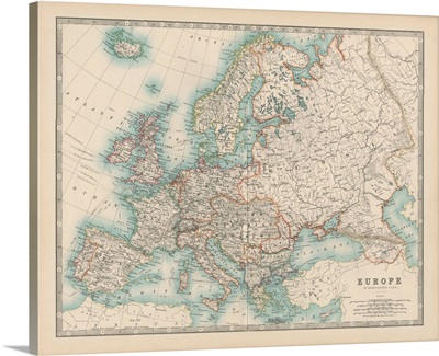 Johnston's Map of Europe
