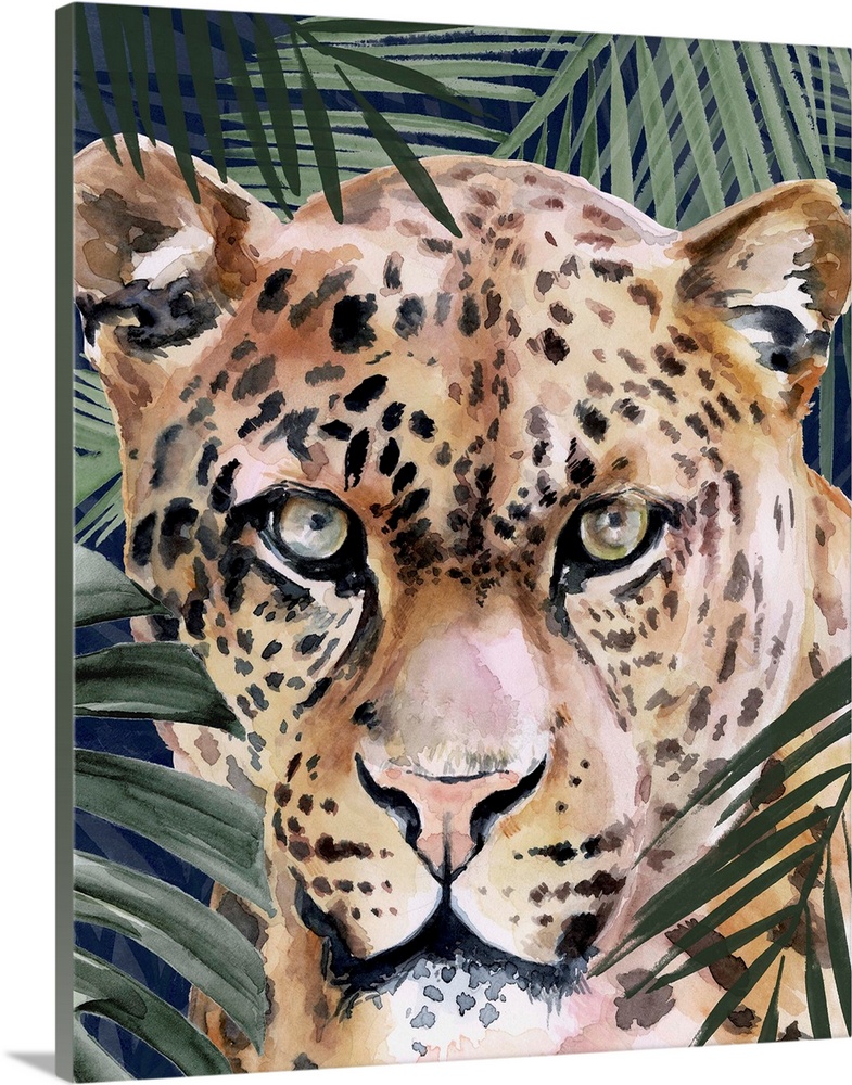 Jaguar Painting Big Cat Original Art Black Panther Wall Art Animal Artwork Jaguar Portrait Art Square Art Oil Painting By LandscapesLG
