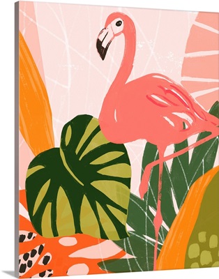 Jungle Flamingo I