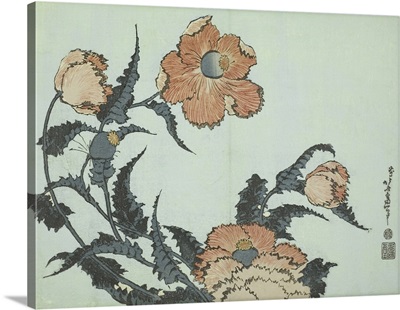 Katsushika Hokusai Floral I