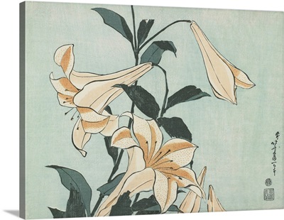 Katsushika Hokusai Floral II
