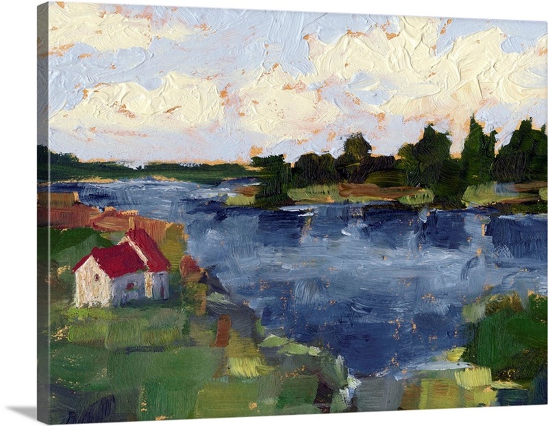 Lakeside Cottages I | Great Big Canvas