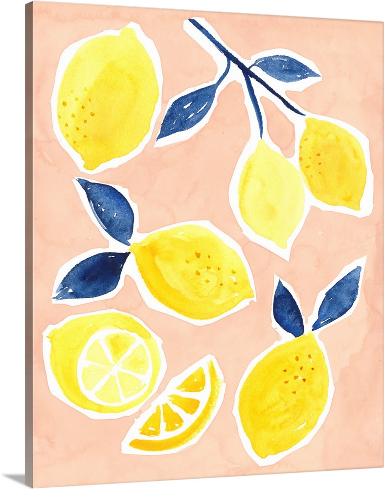 Lemon Love I Wall Art, Canvas Prints, Framed Prints, Wall Peels | Great ...