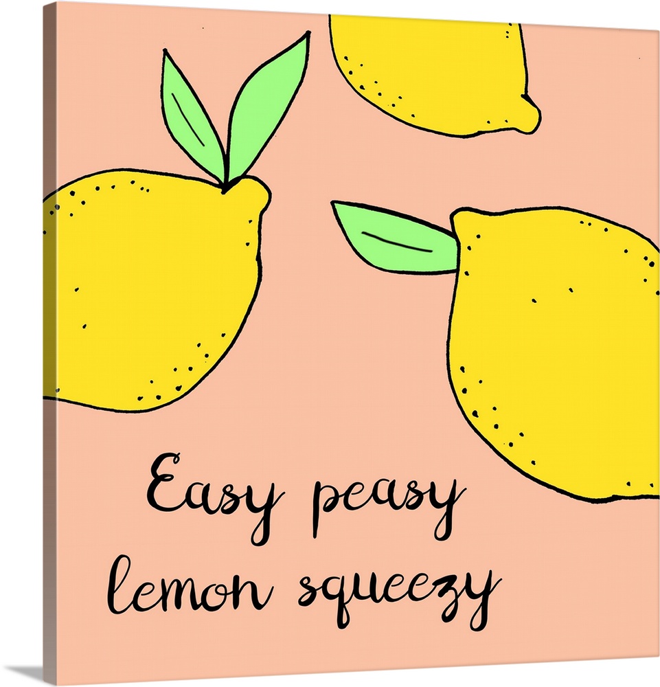Lemon Squeeze II Wall Art, Canvas Prints, Framed Prints, Wall Peels