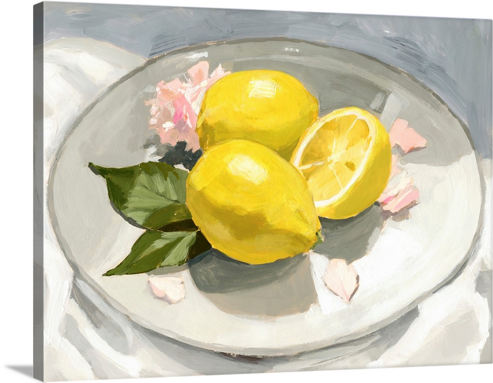 Lemons On A Plate I