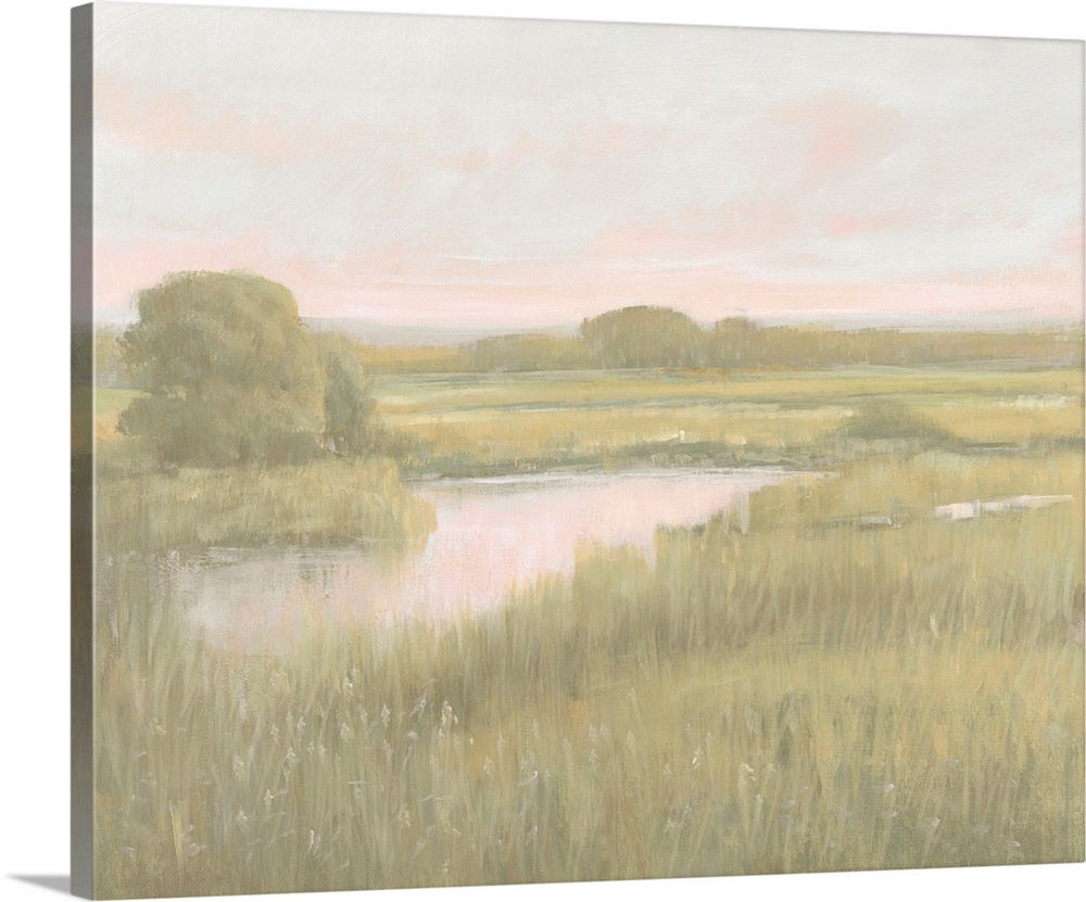 Marsh Horizon At Dawn I