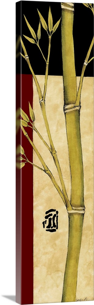 Meditative Bamboo Panel IV