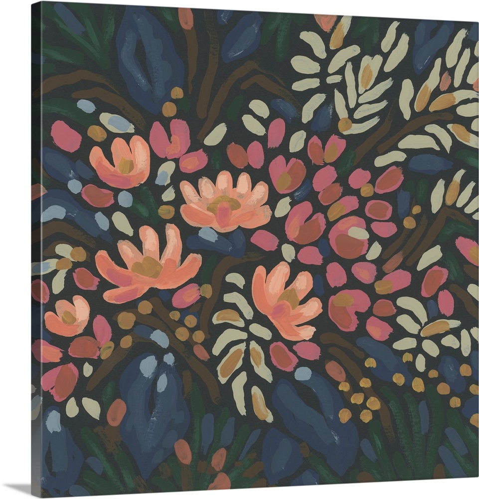 Midnight Garden Tapestry I