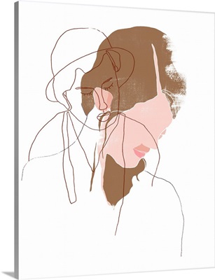 Modern Contour Portrait I